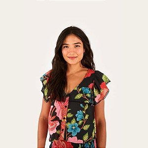 Blusa Farm Estampada Inverno Floral