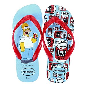 Chinelo Havaianas Simpsons Homer Masculino