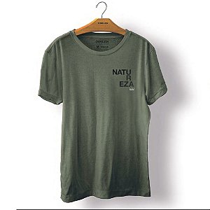 Camiseta Osklen Rough Natu Reza Masculina Verde