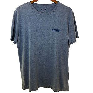 Camiseta Ellus Italic E Asa Masculino Azul