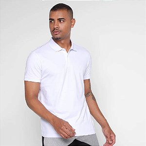 Camisa Polo Forum Masculina Branca