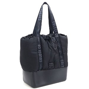 Bolsa Colcci Toronto Logo Preta