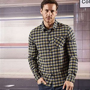 Camisa Colcci Masculina Xadrez Relax