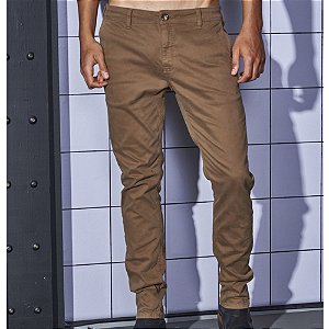 Calça Colcci Felipe Masculina Sarja Marrom