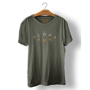 Camiseta Osklen Rough Flora Fauna Masculina