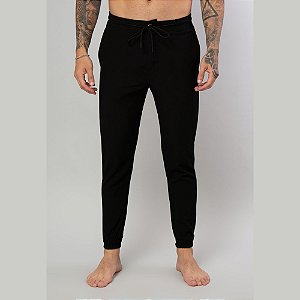 Calça Red Feather Moletom  Alfaiataria Preto