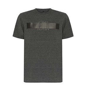 Camiseta John John Transfer Masculina Cinza