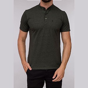 Polo Red Feather Gola à mão Botone