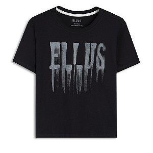 Camiseta Ellus Paint Feminina Preta