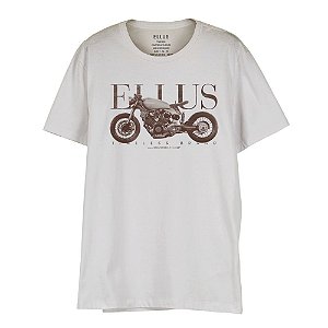 Camiseta Ellus Slim Motorcycle Classic Masculina