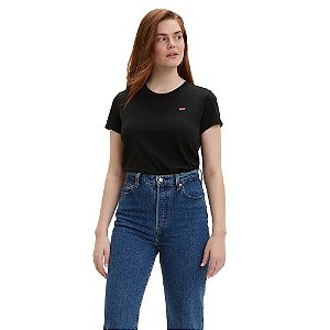 Camiseta Levi's Perfect Tee Feminina Preta