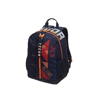 Mochila Tigor T Tigre Max Costas Azul Marinho