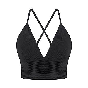 Top John John Perfect Black Feminino Preto