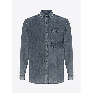 Camisa John John Stained Grey Masculina Cinza