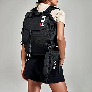 Mochila Fila Doppio Unissex Preta