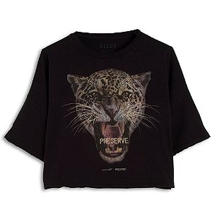 Camiseta Ellus Onçafari Jaguar Feminina