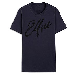 Camiseta Ellus Fine Manual Classic Masculina Marinho