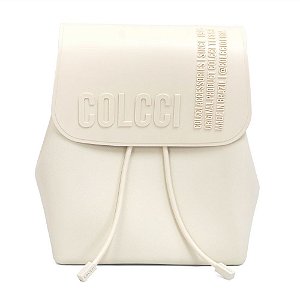 Bolsa Mochila Colcci Chicago Lovers Feminina Off White