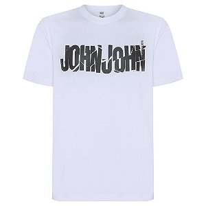 Camiseta John John Points White - Estilo Urbano e Sofisticado para Homens  Modernos