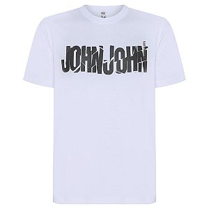 Camiseta John John Broken Masculina Branco - Dom Store Multimarcas  Vestuário Calçados Acessórios