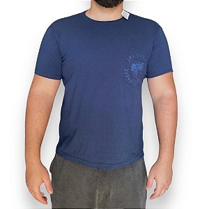 Camiseta Richards Khaki Pocket Masculina Azul Marinho