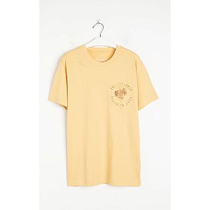 Camiseta Richards Khaki Pocket Masculina Amarela