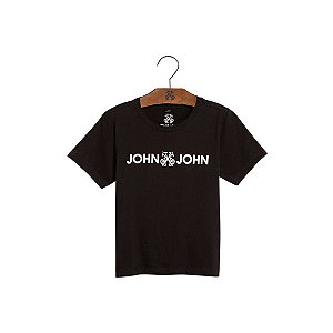 Camiseta John John Kids Preta