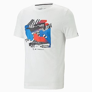 Camiseta Puma Bmw Motorsport Graphic Masculina Branca