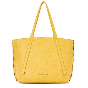 Bolsa Colcci Shopping Bag Couro Amarelo Tofu