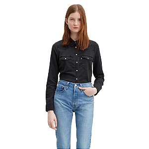 Camisa Levi's The Ultimate Western Feminina Preta