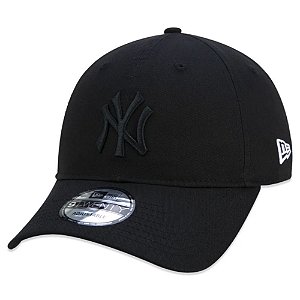 Boné New Era 920 St New York Yankees  Aba Curva Black