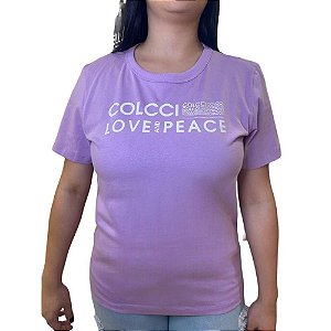 Camiseta Colcci Feminina Lilás Taffy