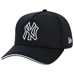 Boné New Era 9FORTY A-Frame Snapback New York Yankees Preto