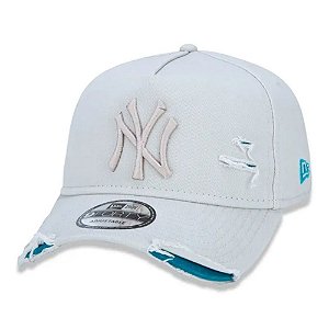 Boné New Era 9FORTY A-Frame Destroyed New York Yankees Azul