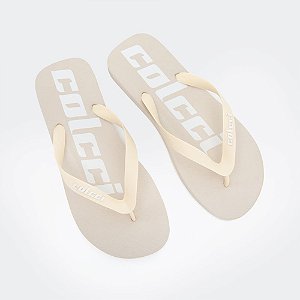 Chinelo Colcci Colors Masculino Bege Taupe