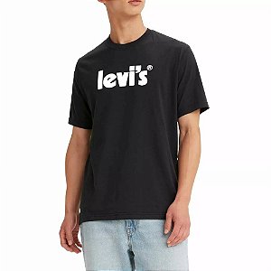 Camiseta Levi's Ss Relaxed Fit Tee Preta