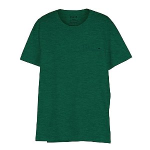 Camiseta Ellus Melange Outline Classic Masculina Verde