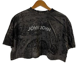 Camiseta John John Fire Feminina Preta