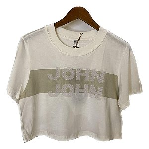 Camiseta John John JJ Lucy Feminina Off White