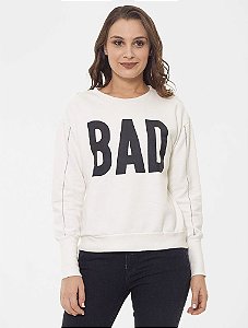 CASACO ELLUS FLEECE BAD OFF WHITE FLEECE BAD CARECA ML