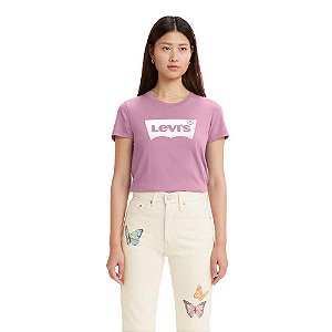 Camiseta Levi's The Perfect Tee Feminina Lilás