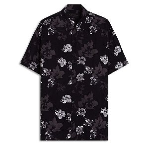 Camisa Ellus Visco Xray Floral American Masculina