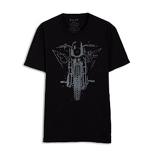 Camiseta Ellus Fine Explore Motorcycle Classic Preta