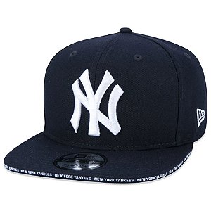 Bone New Era 9Fifty New York Yankees Aba Reta Azul Marinho
