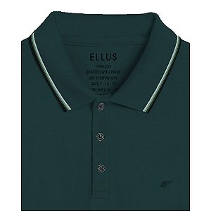 Polo Ellus Easa Frisos Classic Masculina Verde