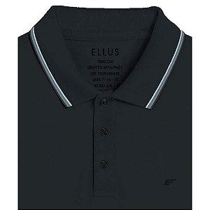 Polo Ellus Easa Frisos Masculina Cinza