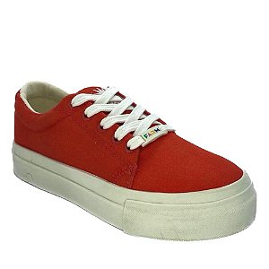 Tênis Farm Fervo Liso Feminino Vermelho