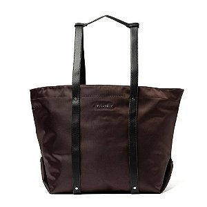 Bolsa Ellus Tote Bag Executive Nylon Feminina Bordô