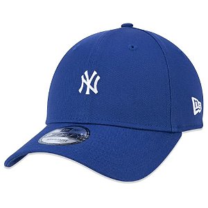 Boné New Era 940 New York Yankees Mini Logo Aba Curva Azul