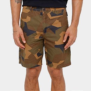 BERMUDA ELLUS BOLSO FACA CAMUFLADA GEOMÉTRICA MASCULINA